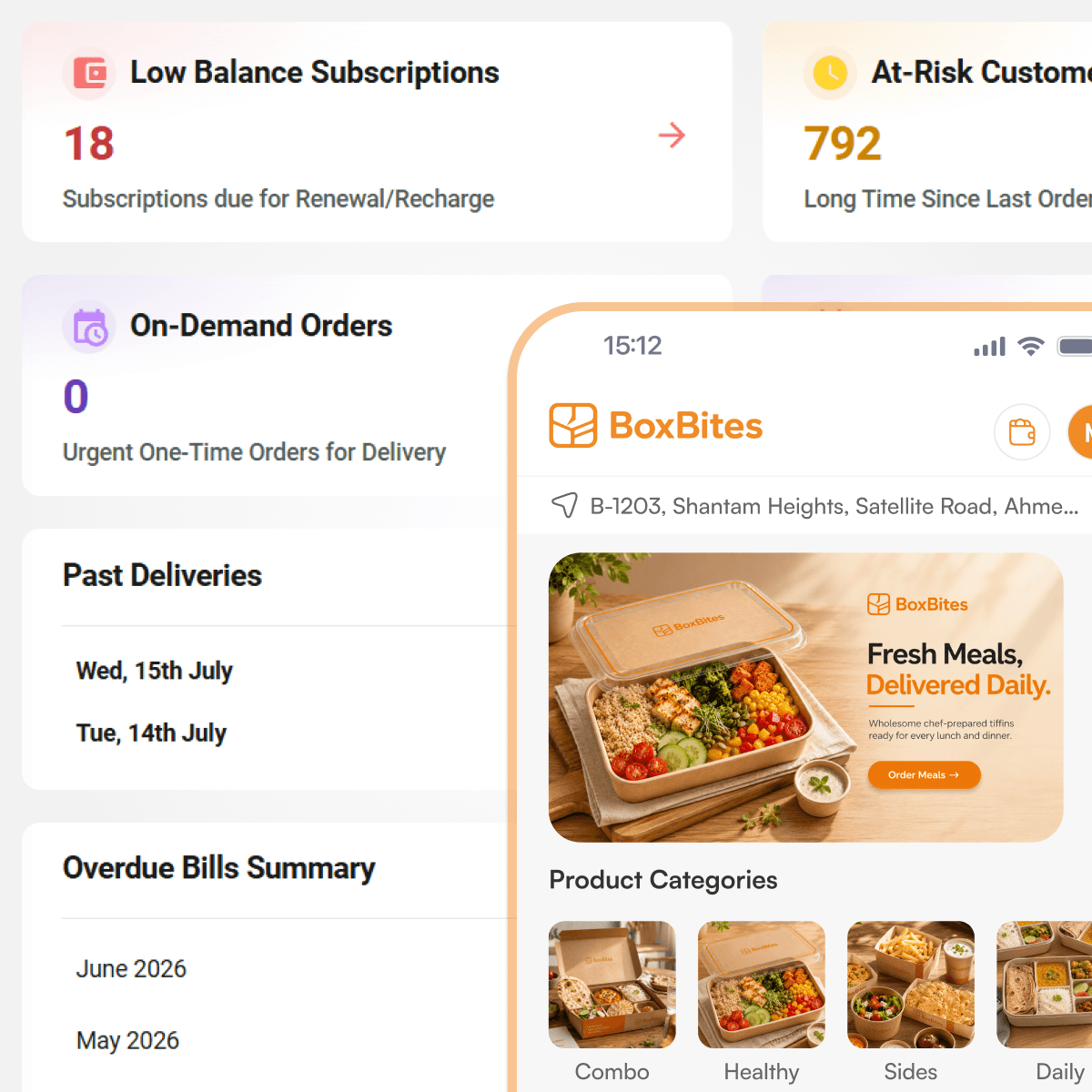 Rekart tiffin and meal subscription operations