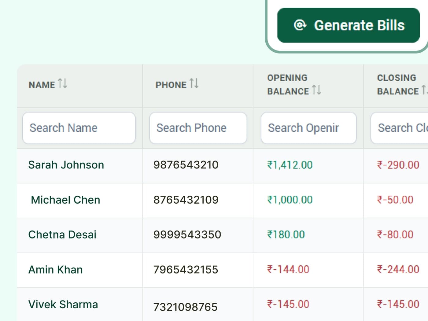 Automated Billing & Invoicing