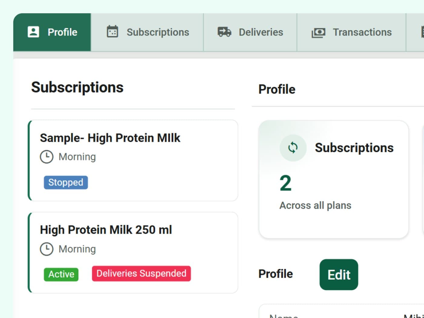 Customer Profiles